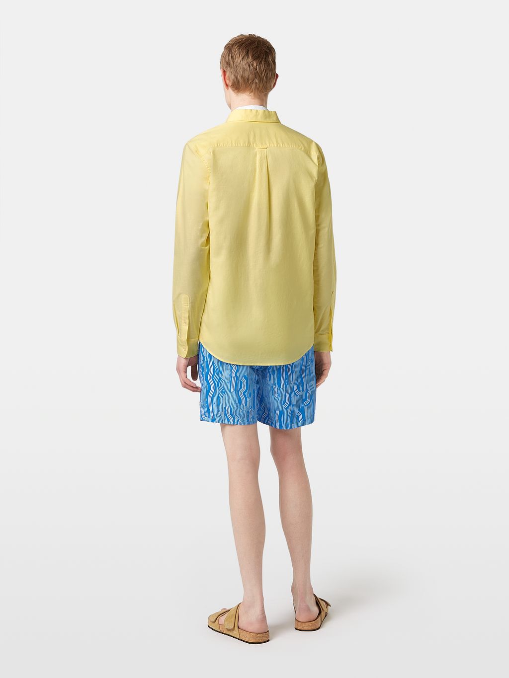 Chemise Oxford unie coupe droite - Collection saisonnière