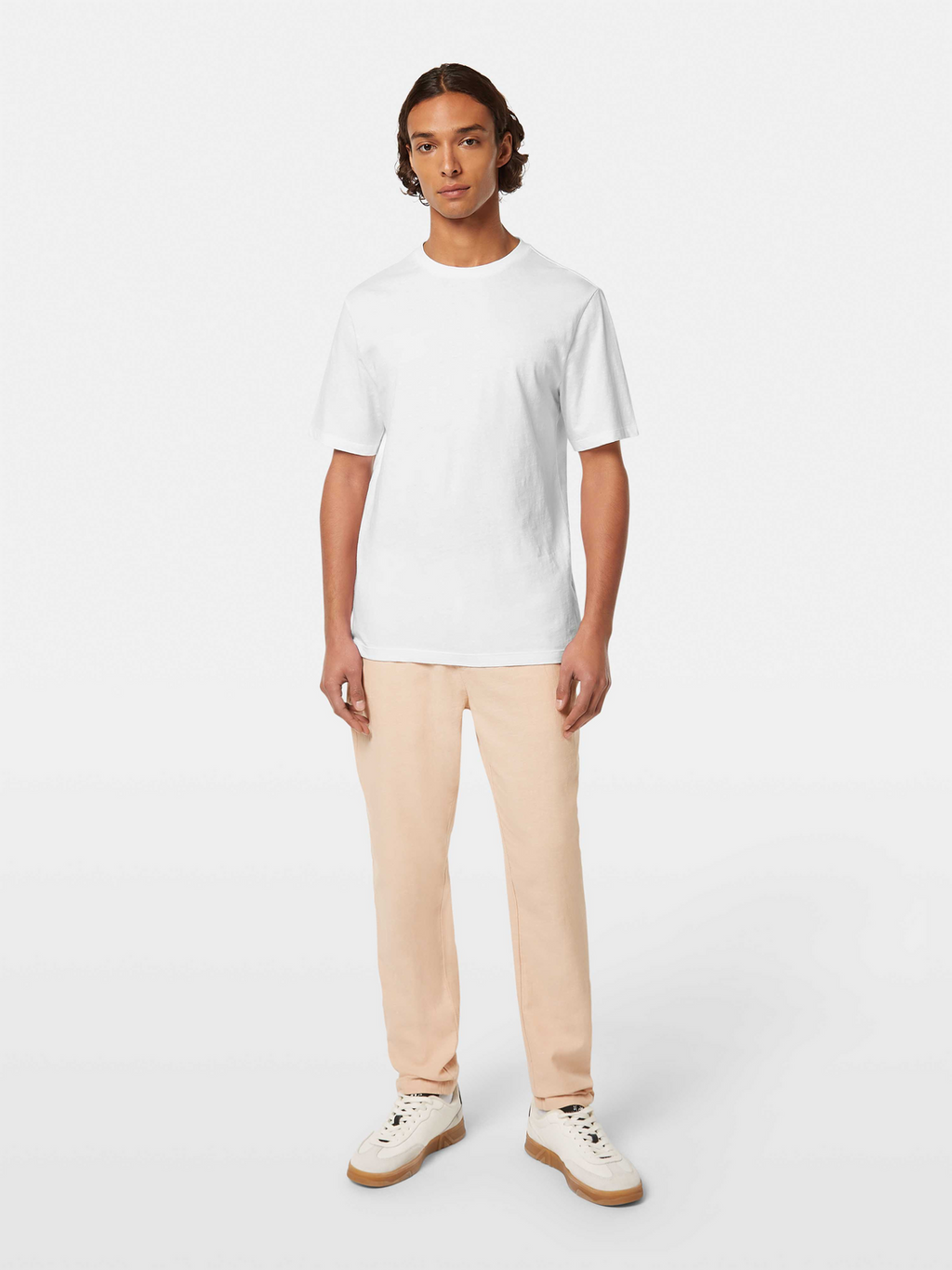 Regular Fit Cotton-Linen T-Shirt