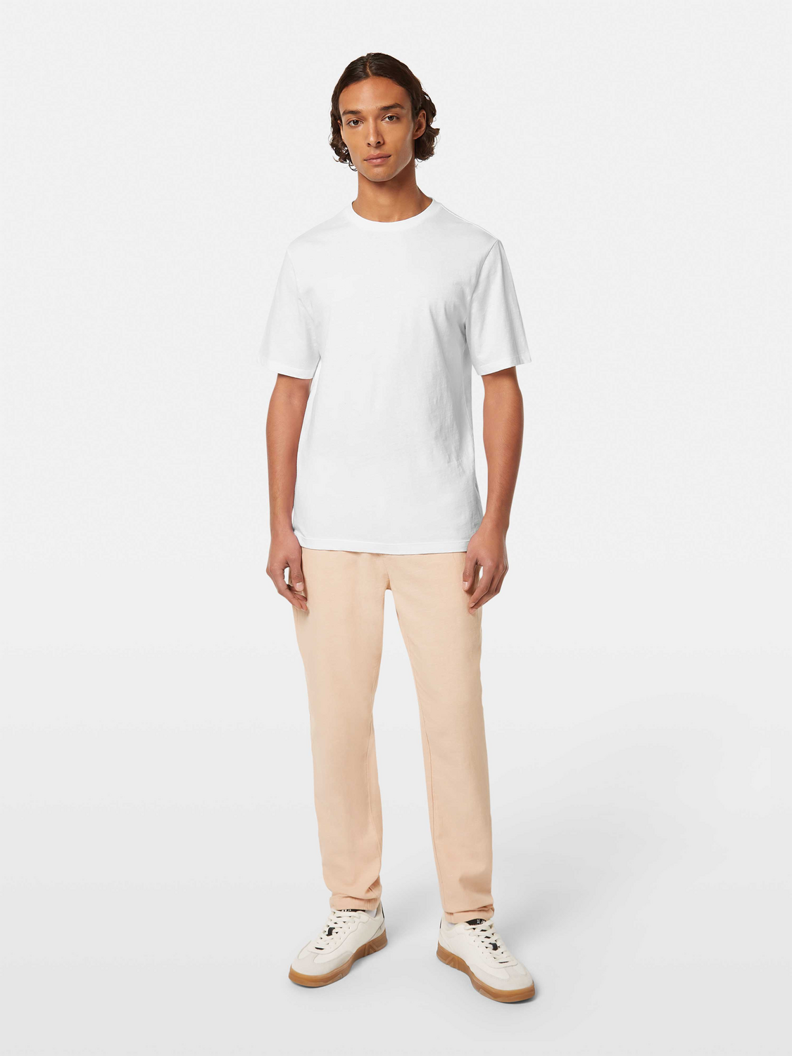 Regular Fit Cotton-Linen T-Shirt