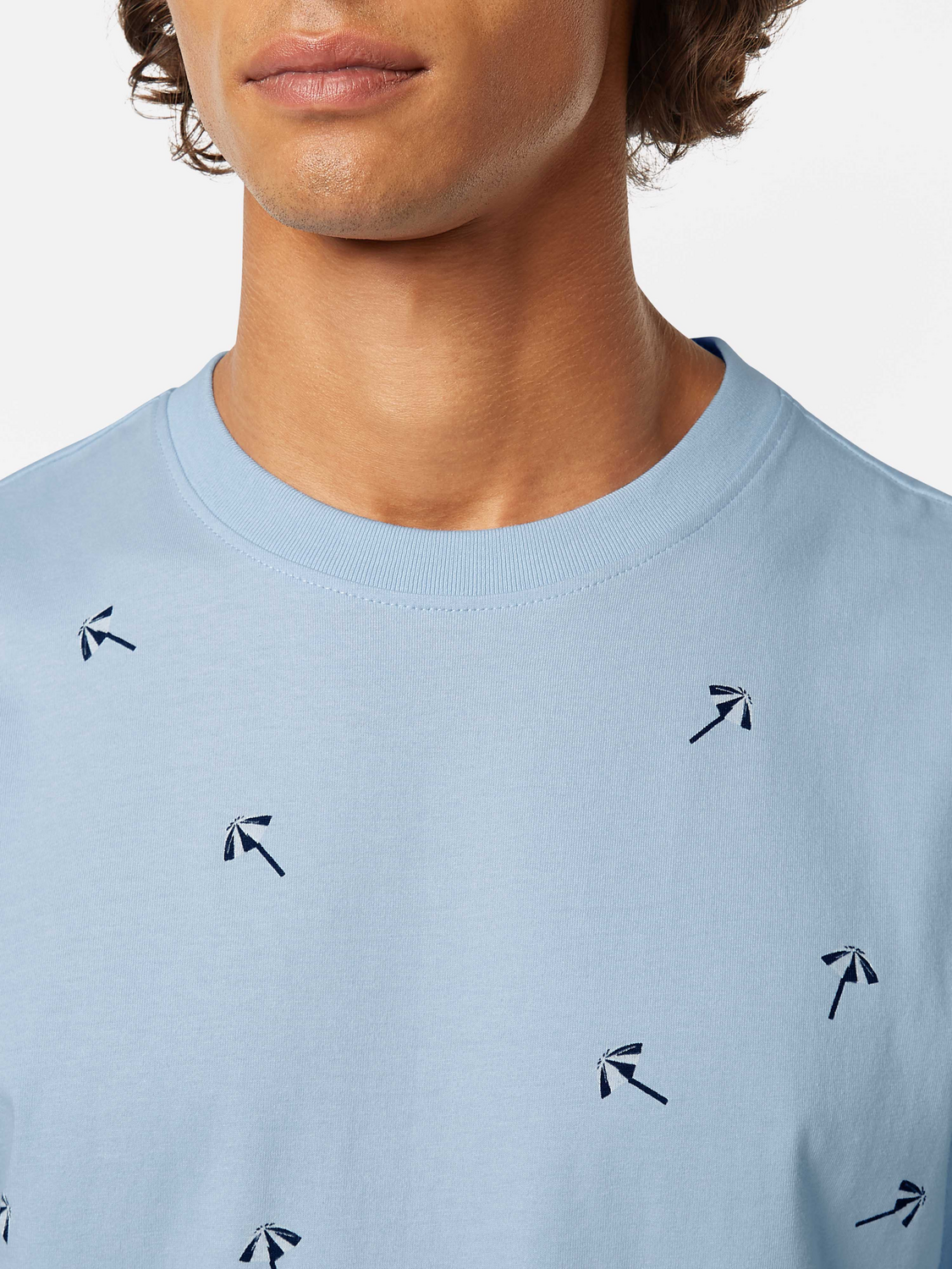 Regular-Fit Micro Printed T-Shirt