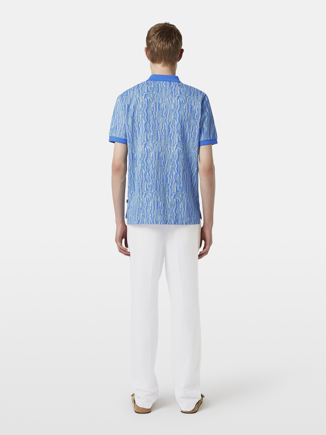 Micro Printed Regular-Fit Polo
