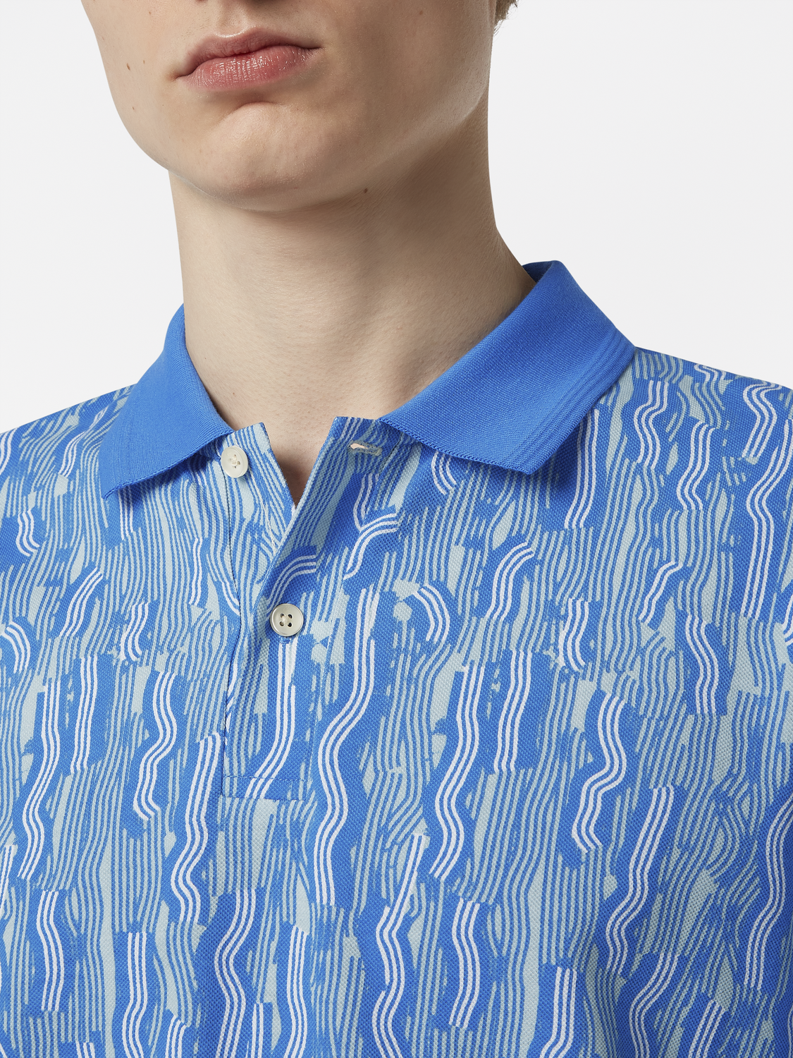 Micro Printed Regular-Fit Polo