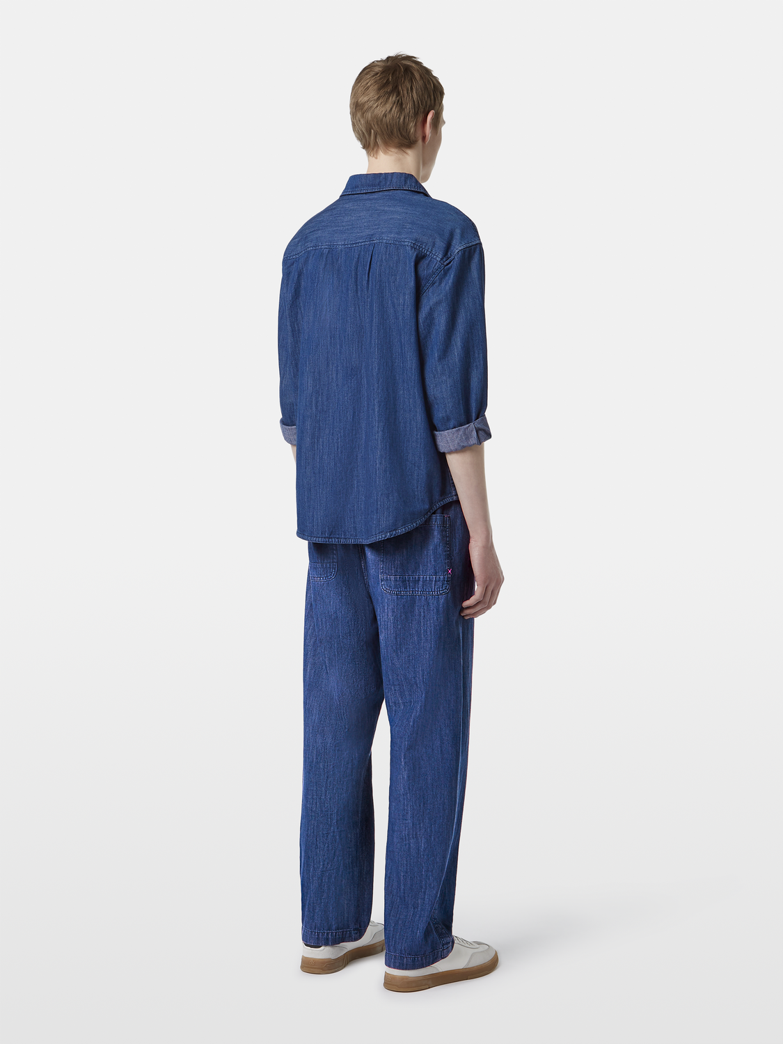 Lightweight Denim Quality Popover Workwear Shirt