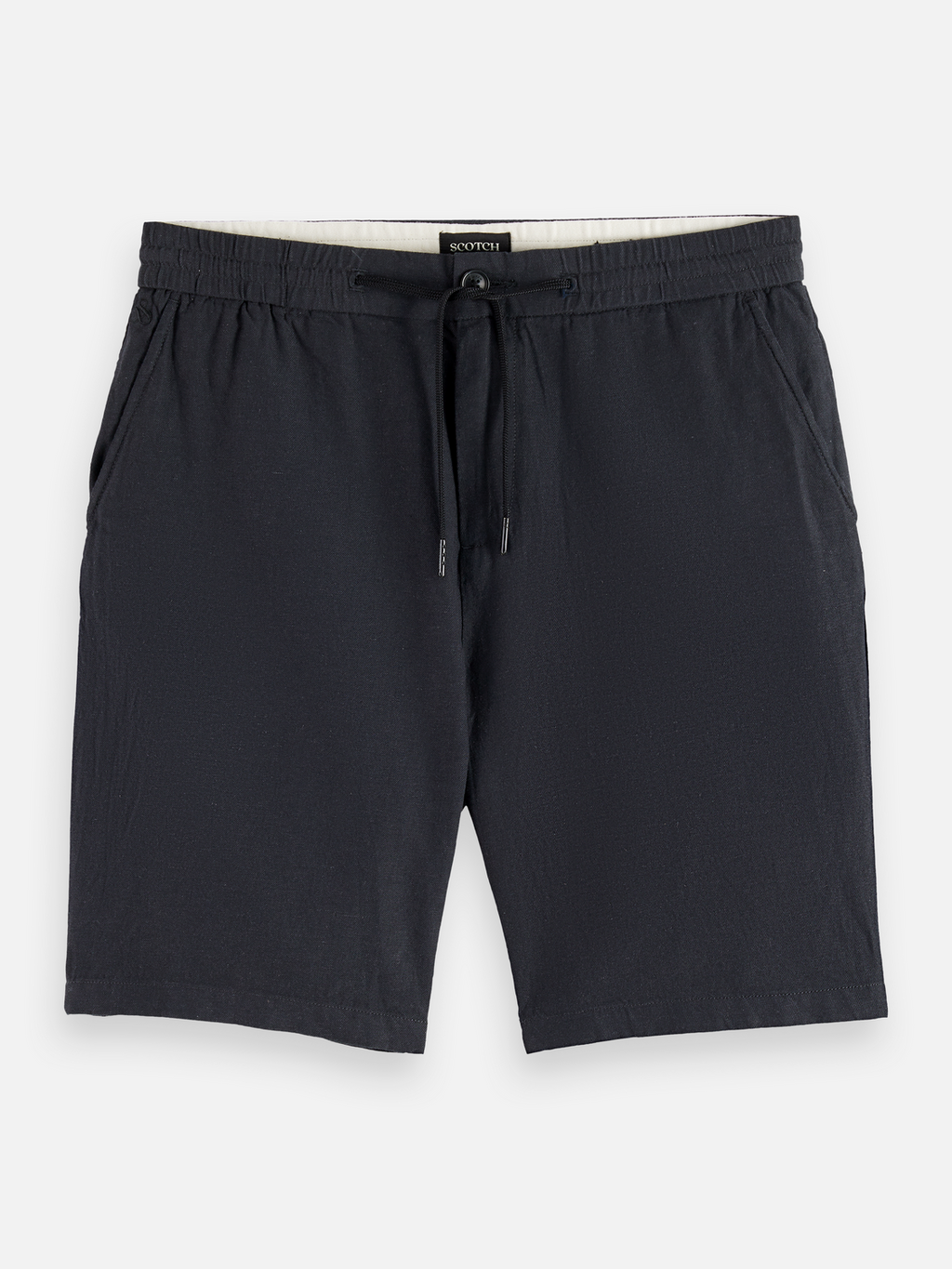 Essentials — Fave - Cotton-Linen Twill Bermuda Short