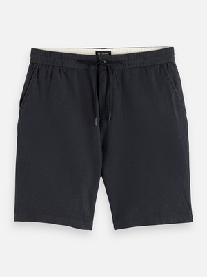 Essentials — Fave - Cotton-Linen Twill Bermuda Short