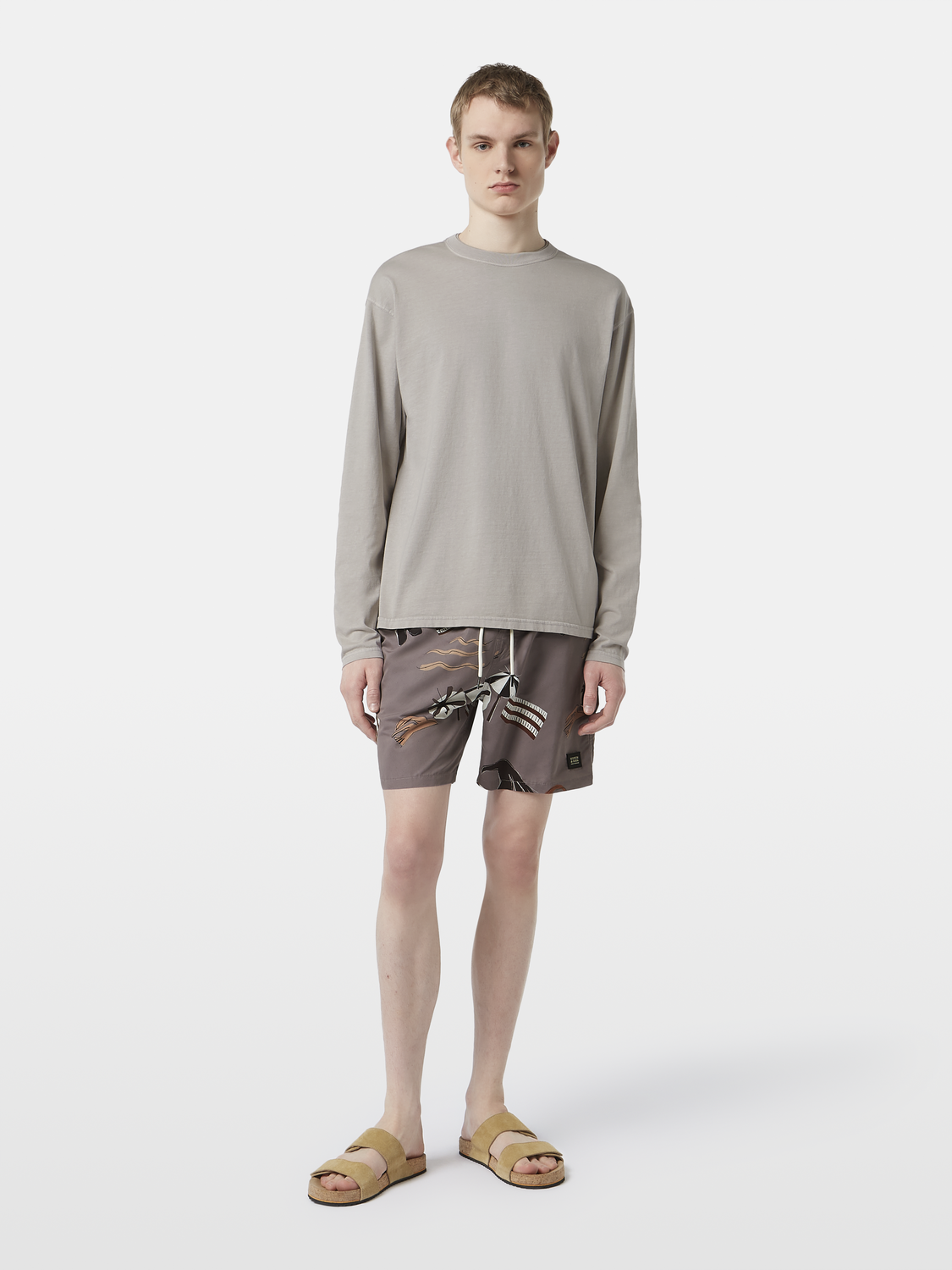 Printed Mid-Length Swimshort