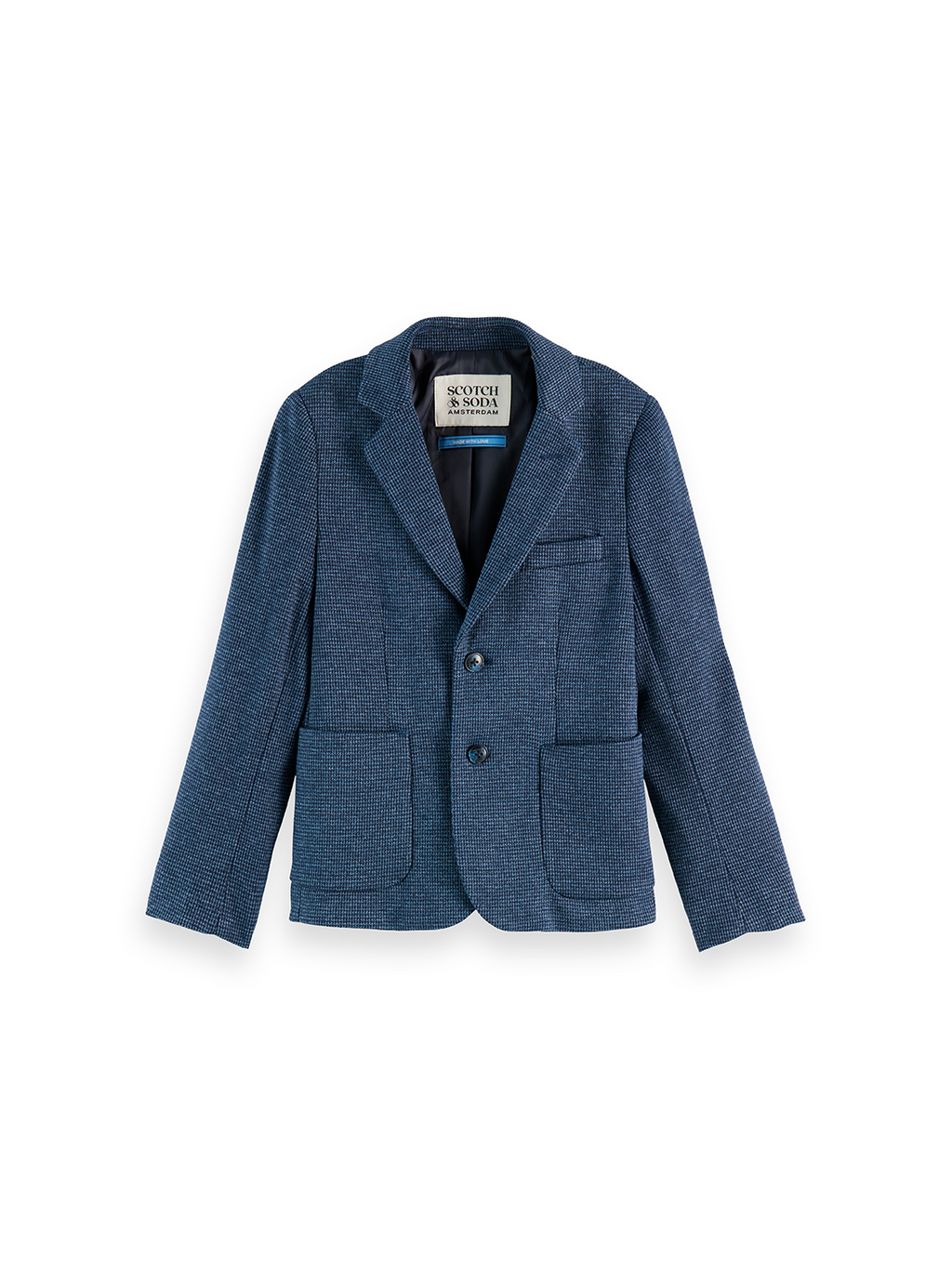 Yarn-Dyed Knitted Blazer