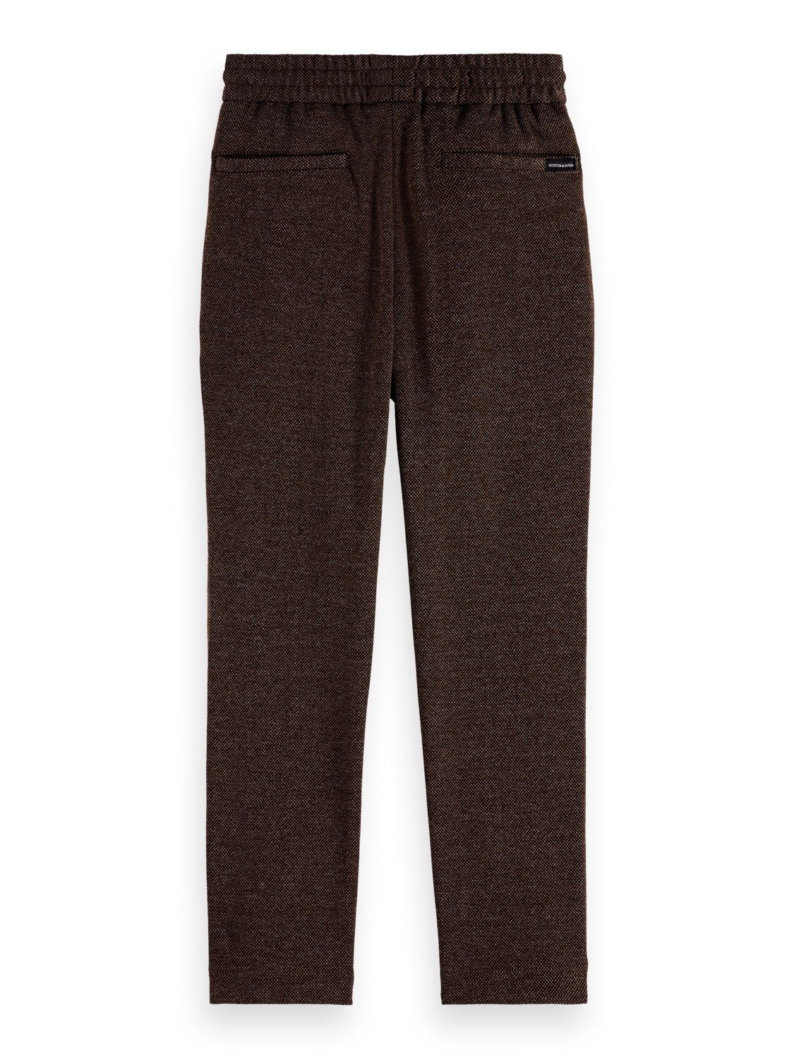 Relaxed Slim-Fit Yarn-Dyed Knitted Pants