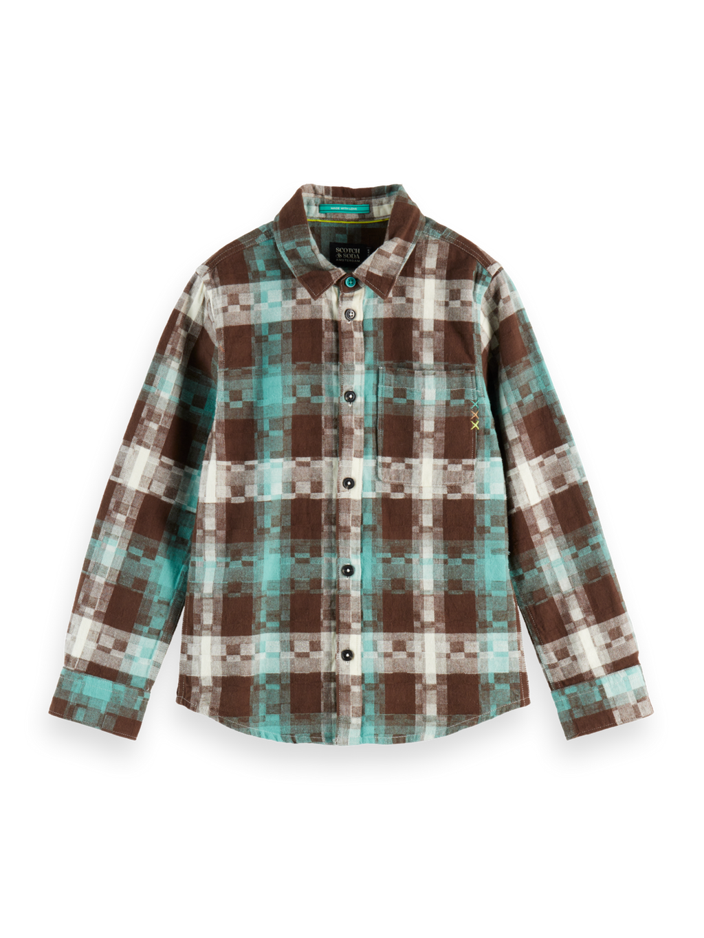 Chemise à carreaux en flanelle