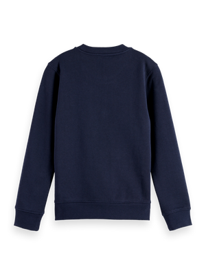 Nos Logo Badge Rundhals-Sweatshirt mit normaler Passform
