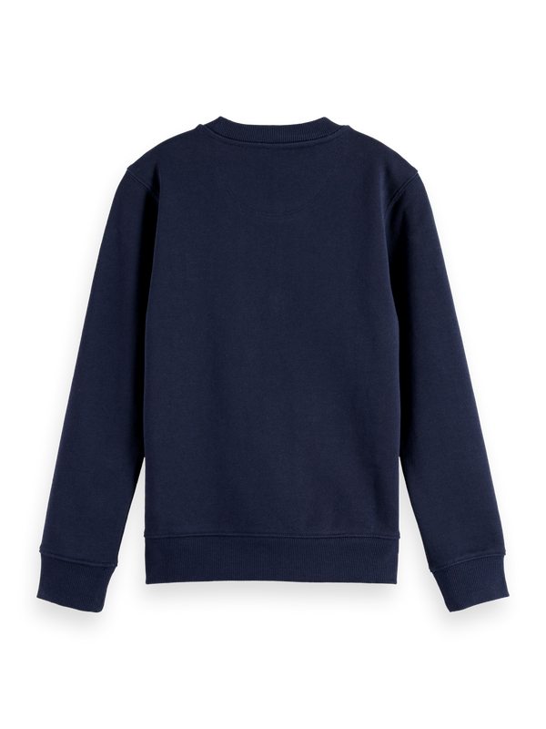 Nos Logo Badge Rundhals-Sweatshirt mit normaler Passform