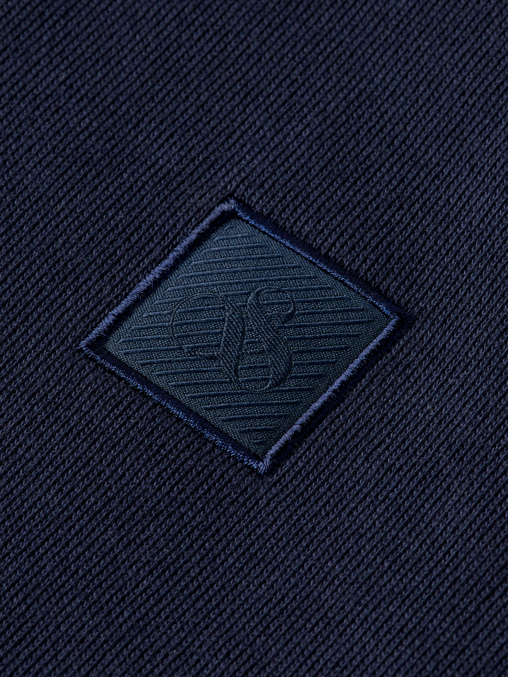Essentials Regular-Fit Logo Badge Zip Through Hoodie