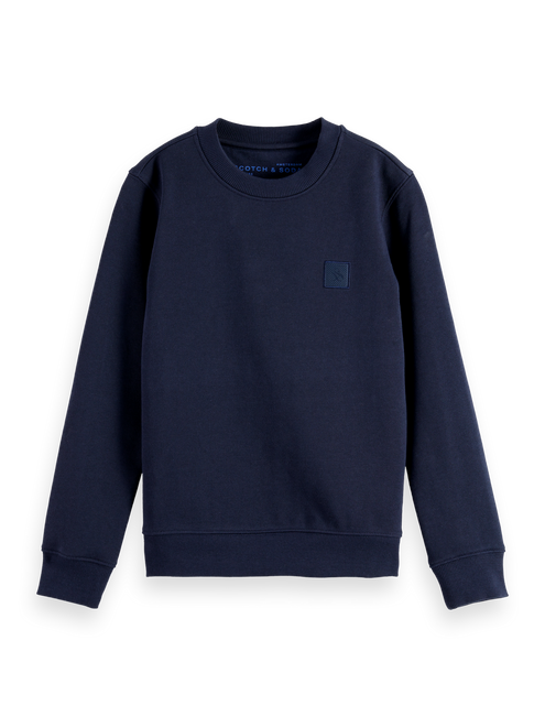 Nos Logo Badge Rundhals-Sweatshirt mit normaler Passform