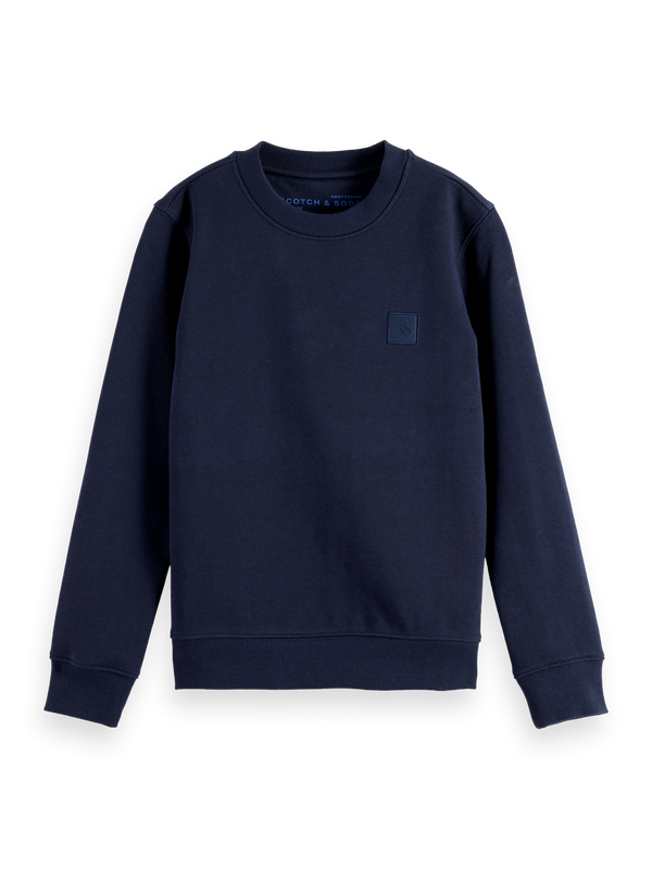 Nos Logo Badge Rundhals-Sweatshirt mit normaler Passform