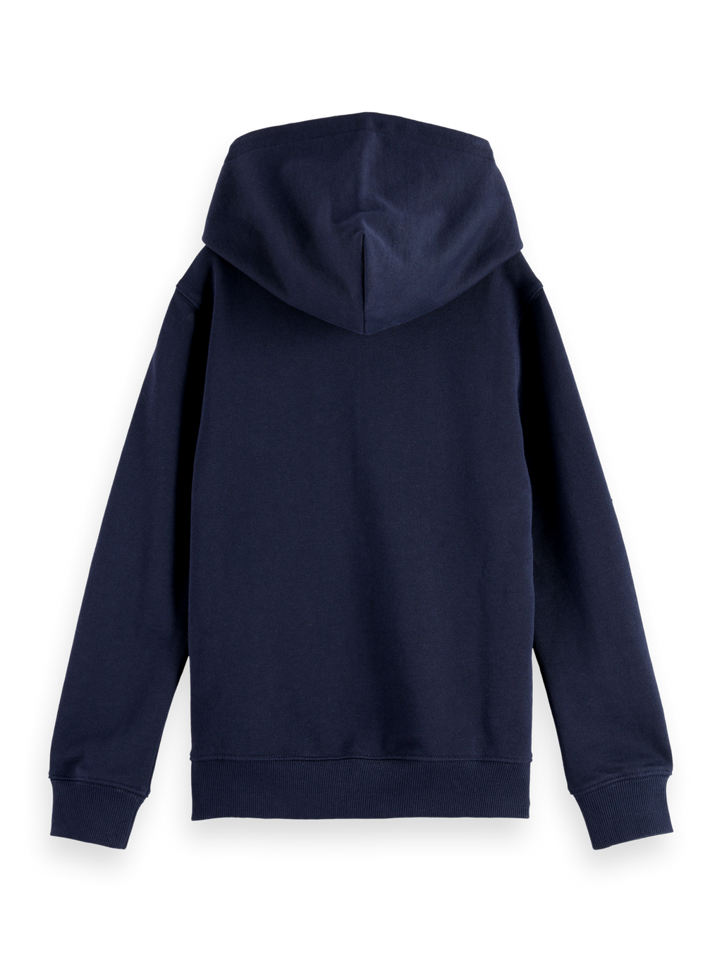 Boys' Essentials Regular-Fit Logo Badge Zip Through Hoodie