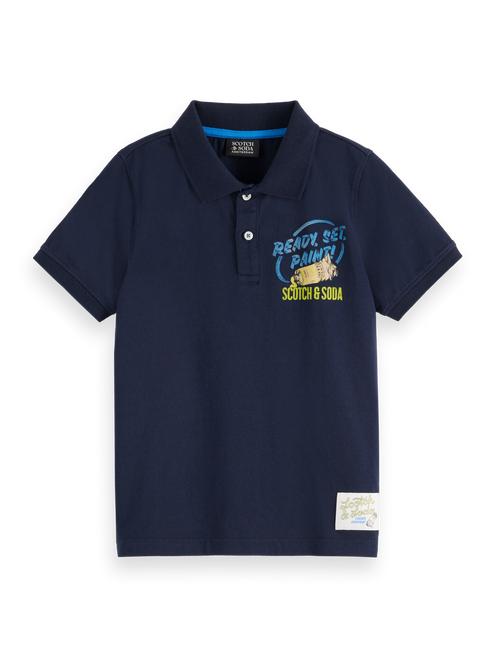 Boys' Jersey Polo With Artwork