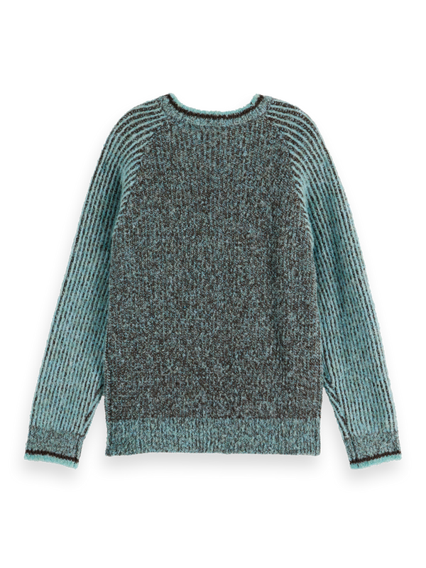 Boys' Regular-Fit Contrast Raglan-Sleeve Pullover