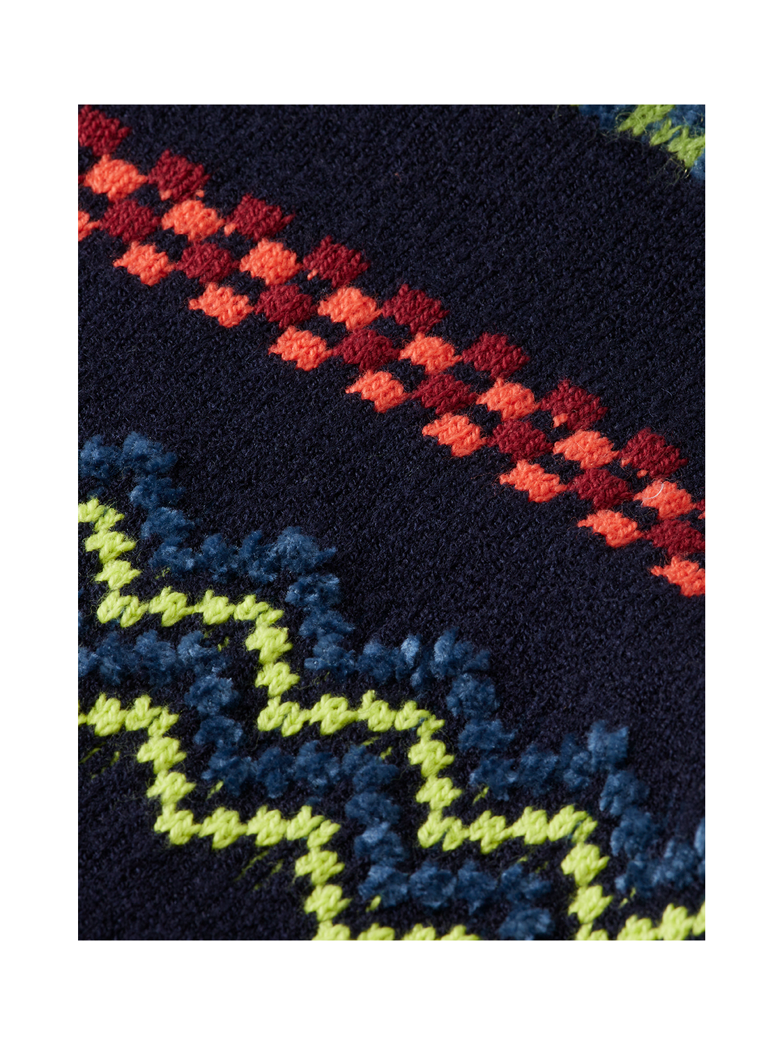 Regular-Fit Festive Jacquard Pullover