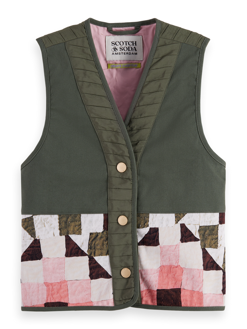 Gilet patchwork