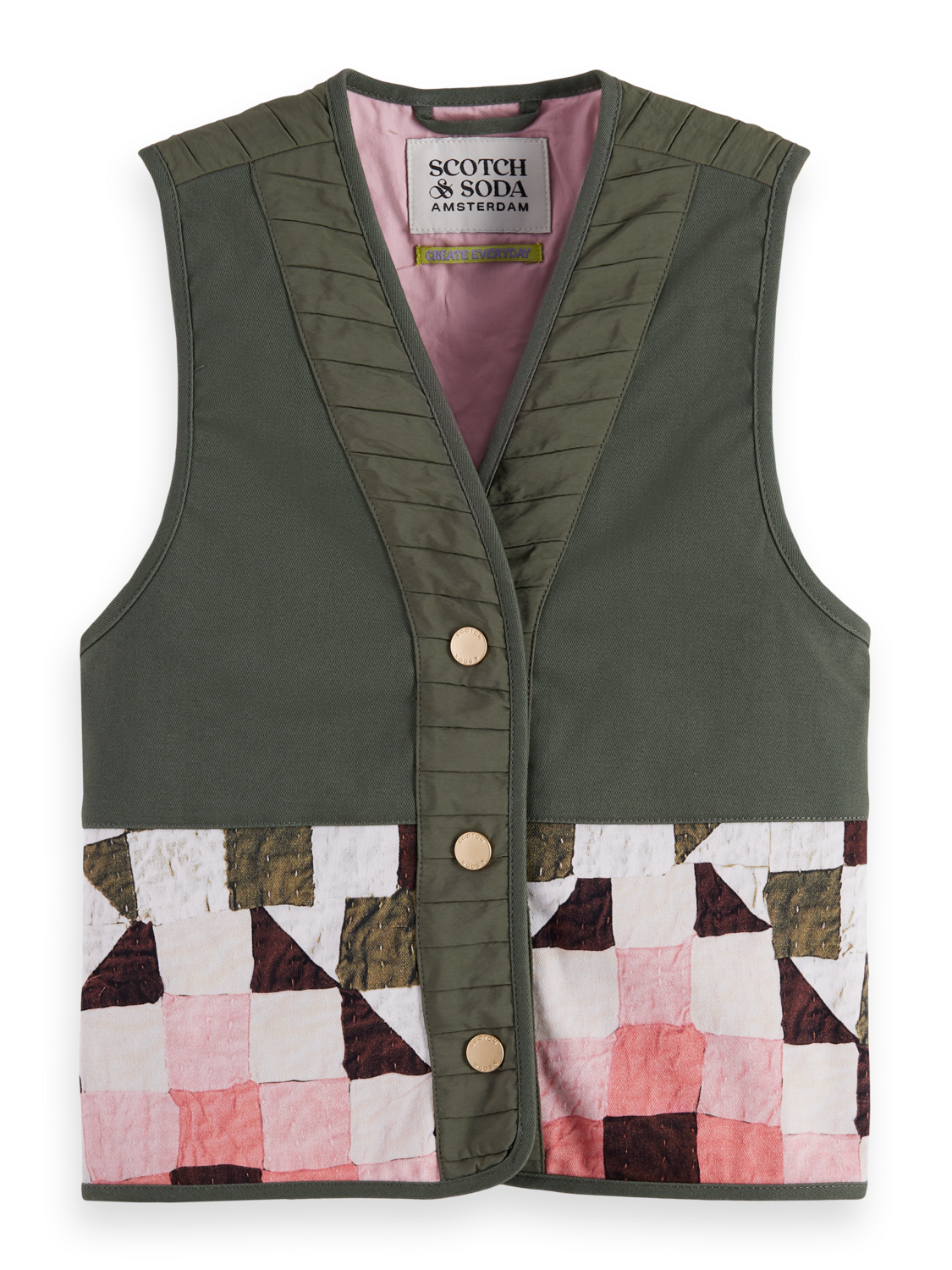 Gilet patchwork