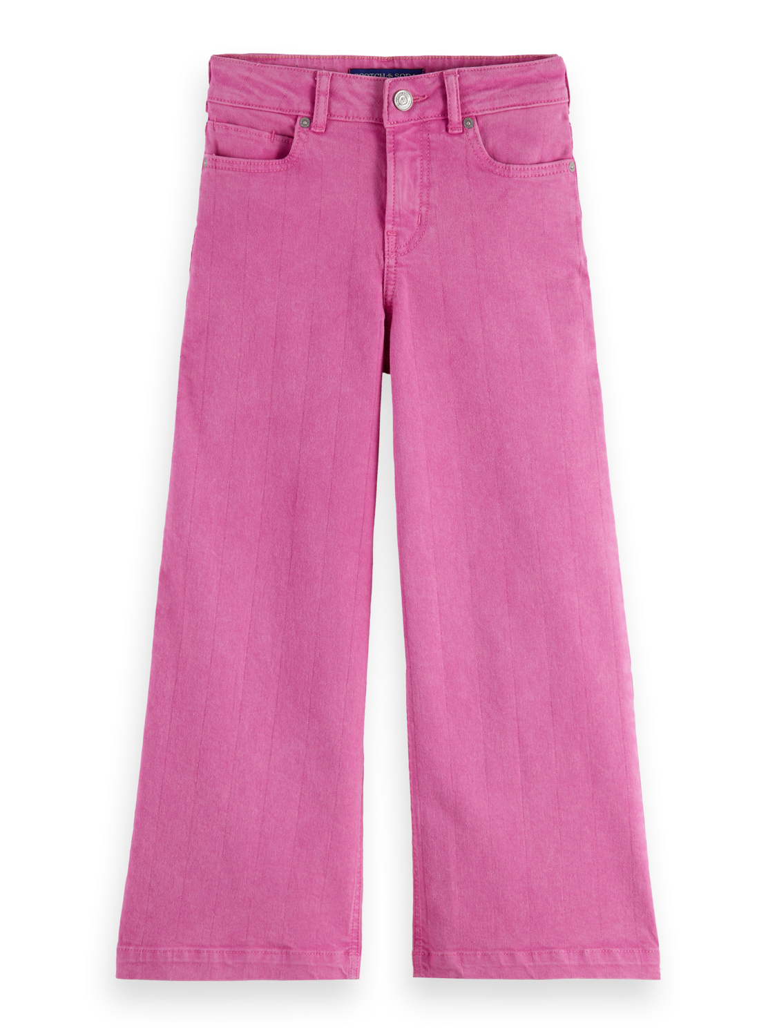 Girls' The Wave wide leg jeans Garment dyed colours