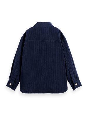 Girls' Oversized Corduroy Shirt