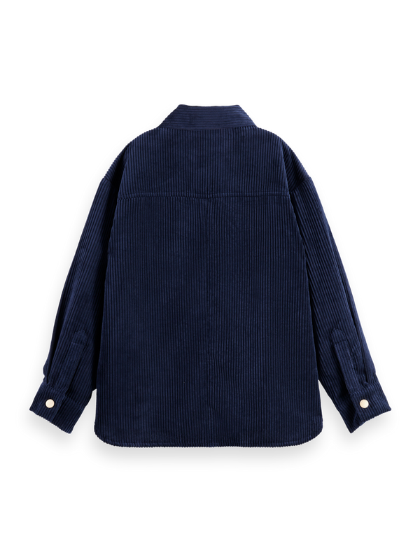 Girls' Oversized Corduroy Shirt