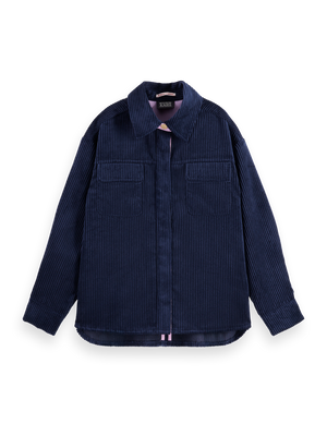 Girls' Oversized Corduroy Shirt