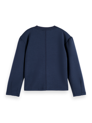 Girls' Essentials — Relaxed-Fit Modal-Blend Crewneck Sweatshirt