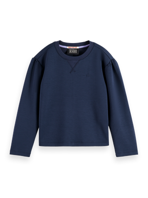 Girls' Essentials — Relaxed-Fit Modal-Blend Crewneck Sweatshirt