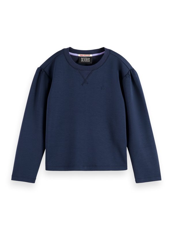 Girls' Essentials — Relaxed-Fit Modal-Blend Crewneck Sweatshirt