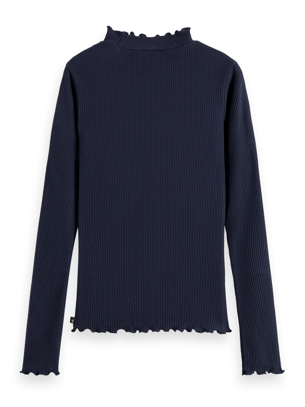 Core Mock Neck Ribbed Slim-Fit Ls T-Shirt