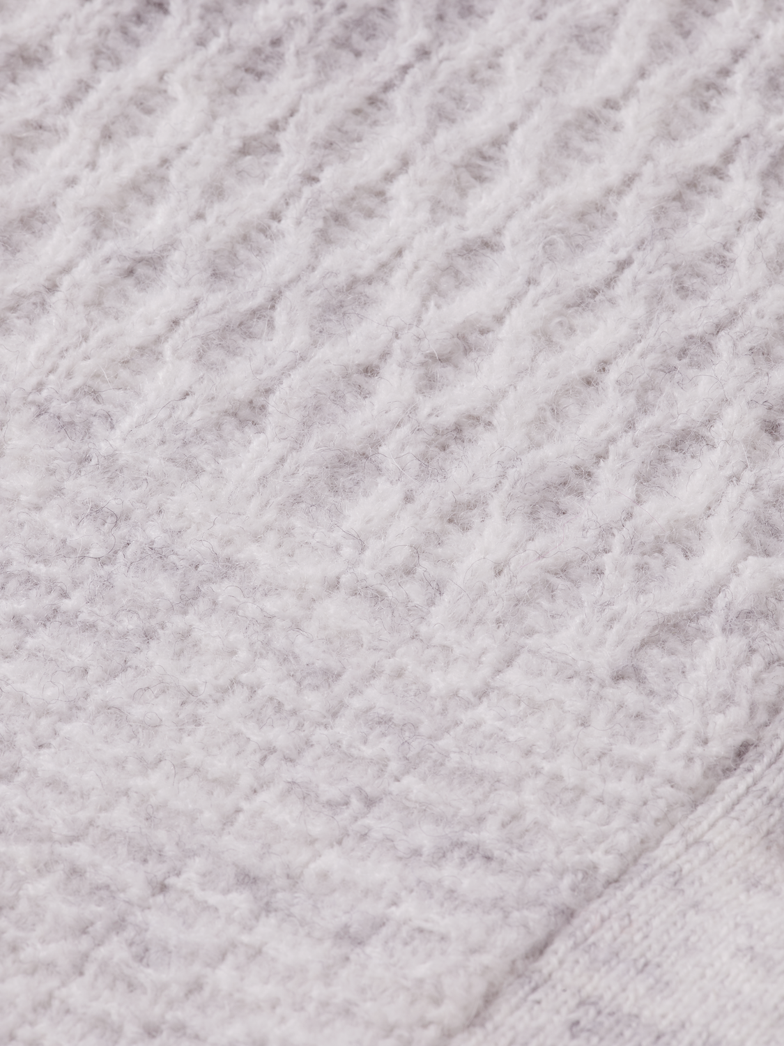 Patchwork Melange Alpaca-Blend Cardigan