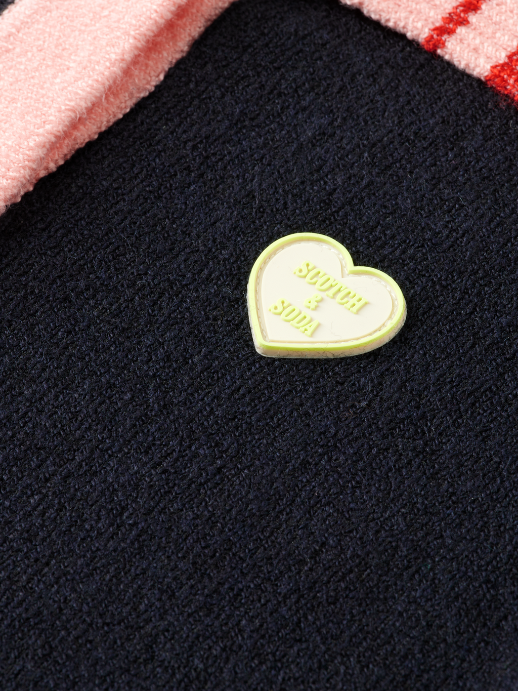 Girls' Sporty Pullover With Collar And Chest Logo