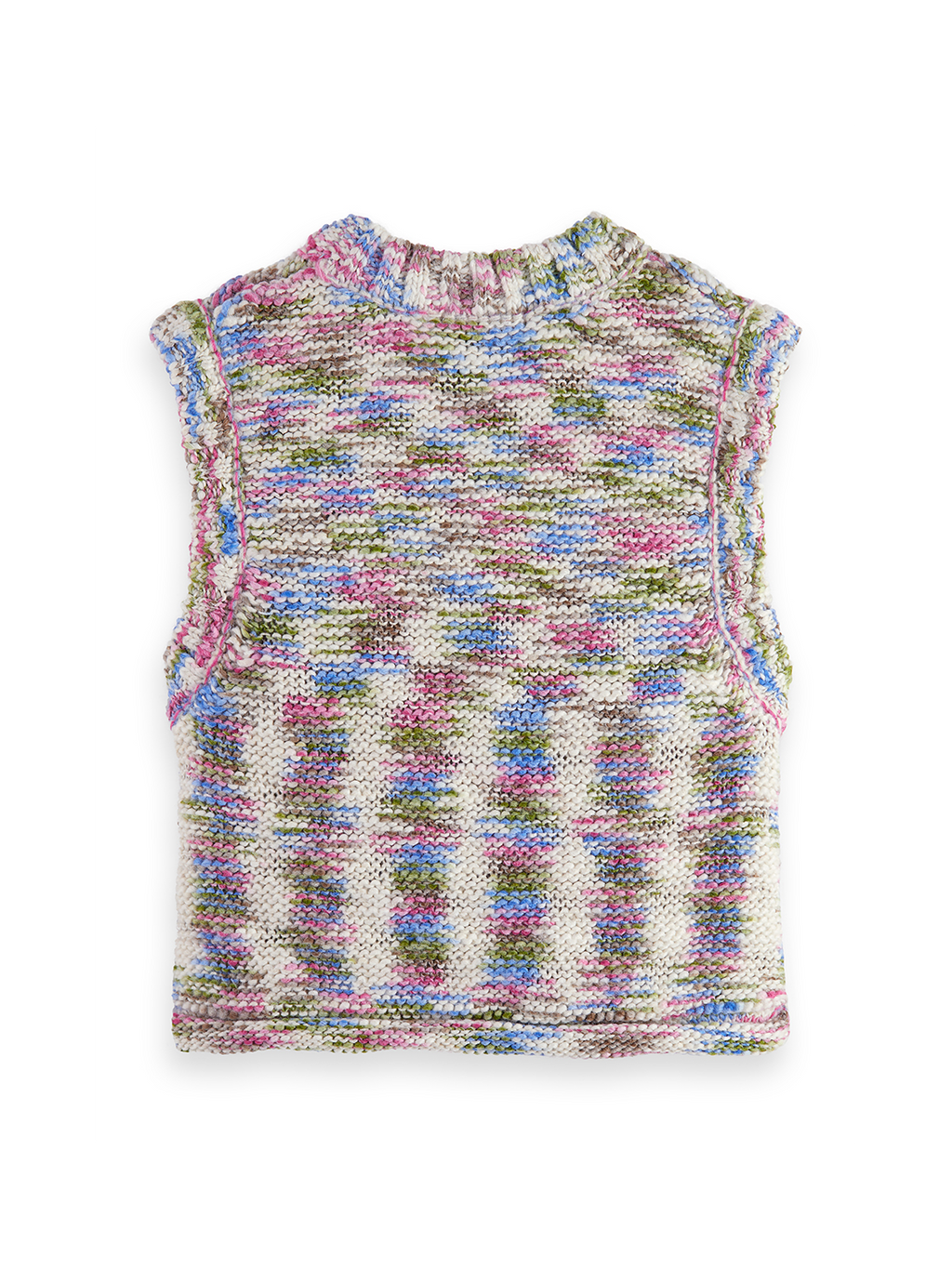 Multi-Color Melange Vest