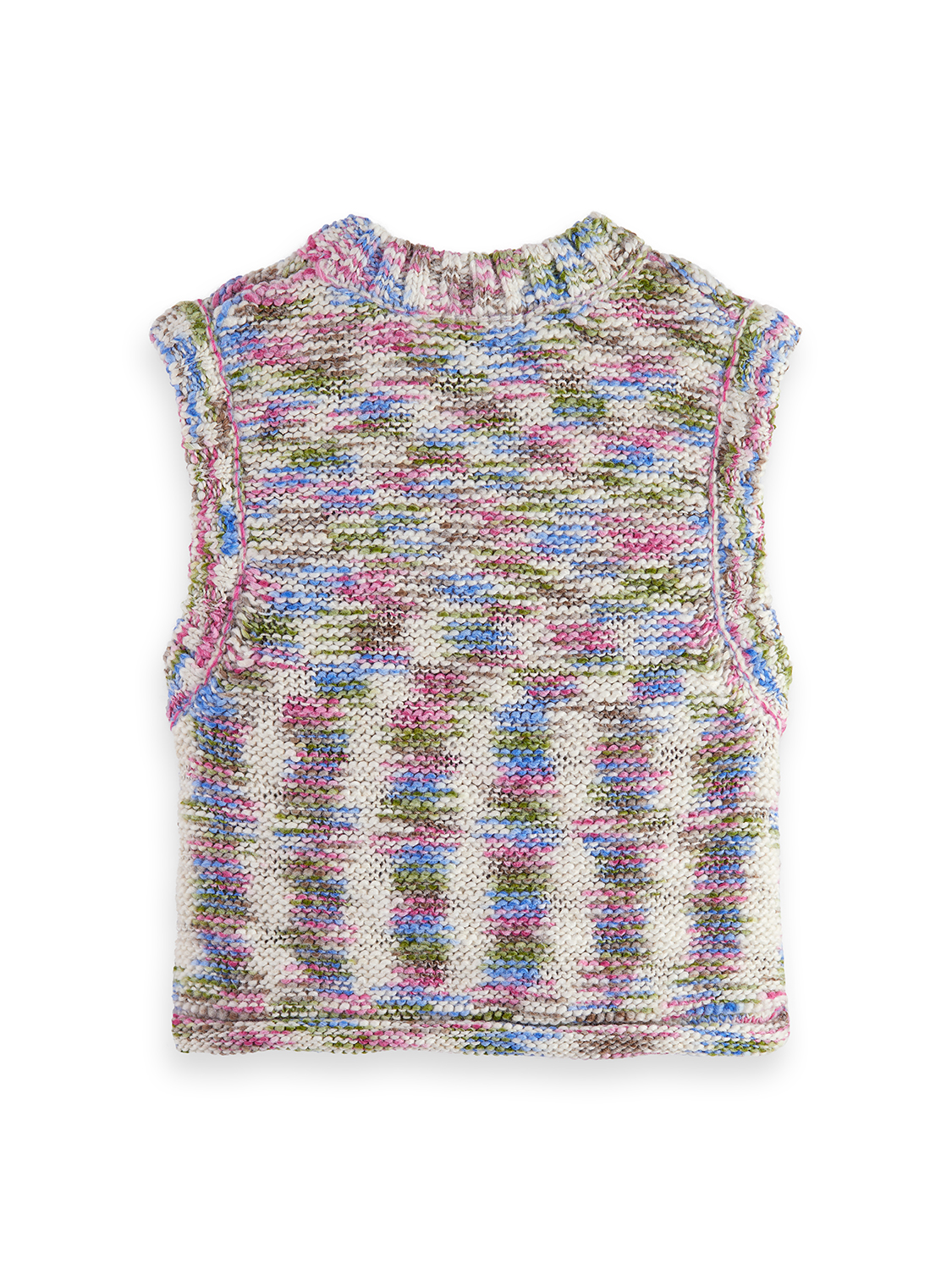 Multi-Color Melange Vest