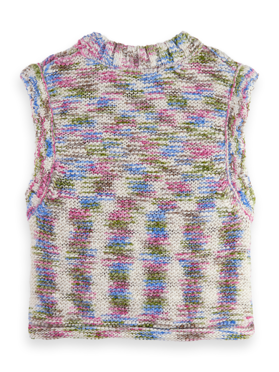 Multi-Color Melange Vest