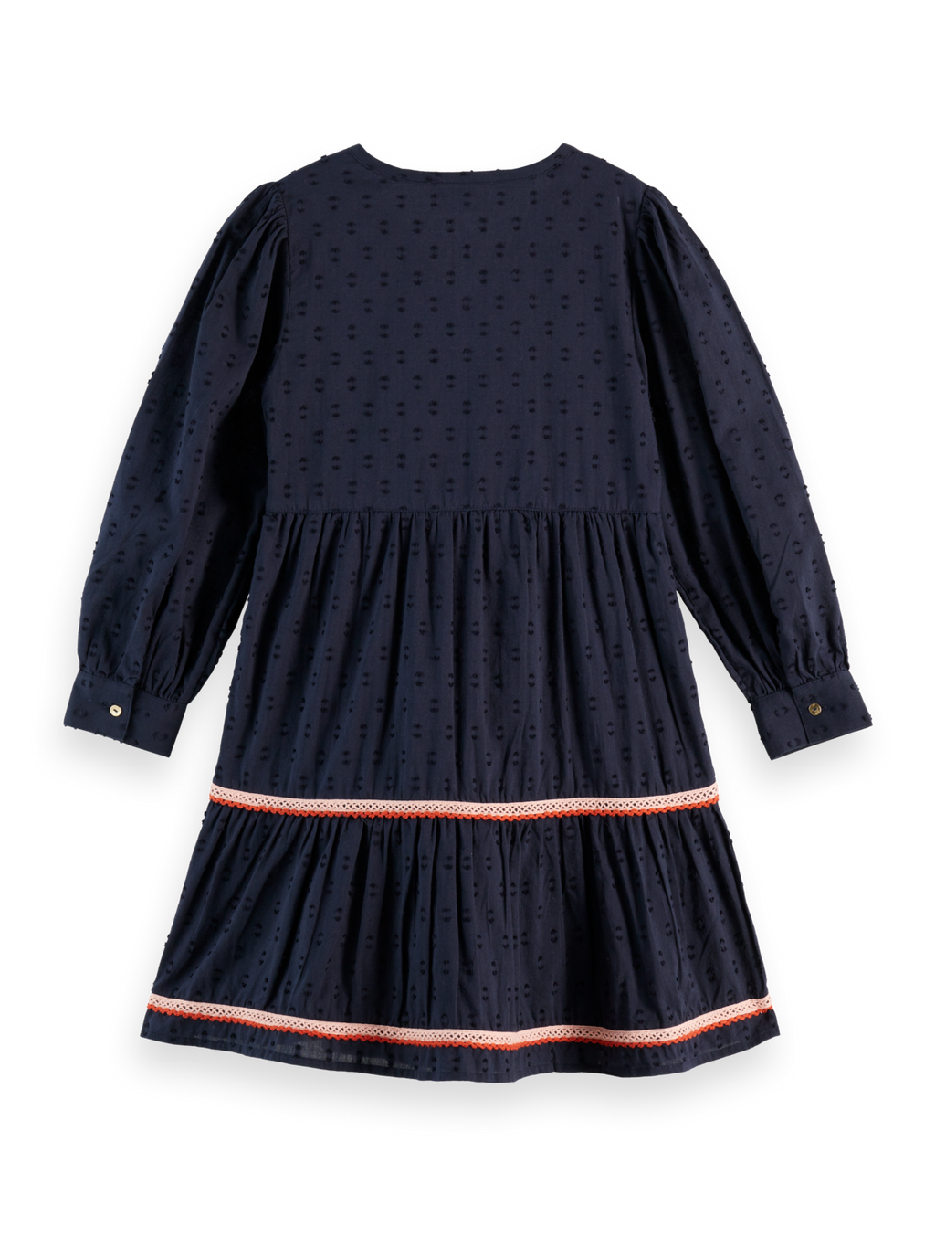 Robe Jacquard brodée à pois