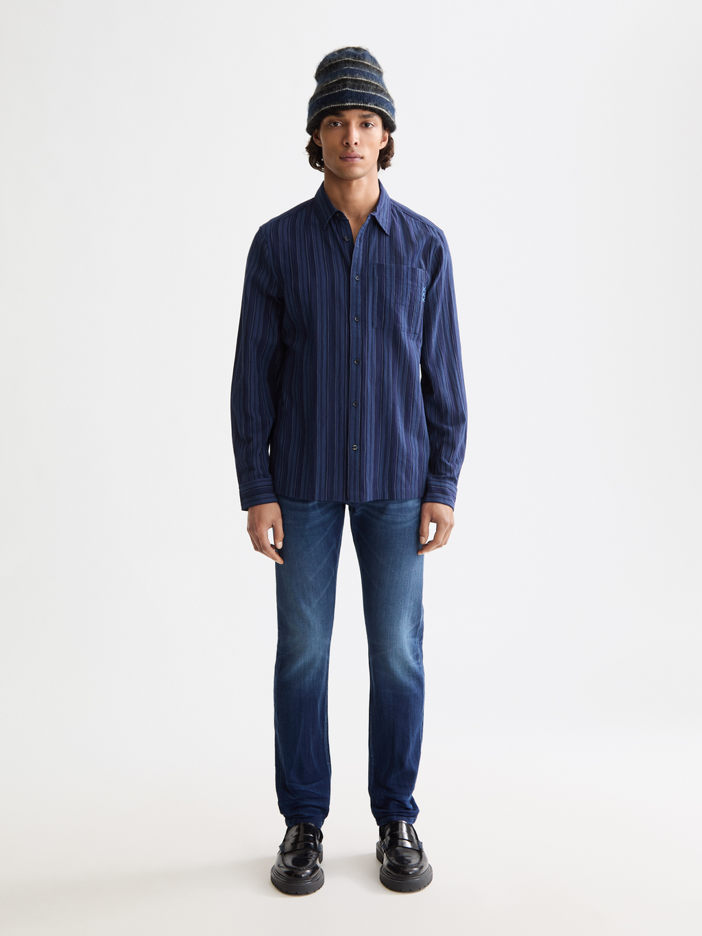 Ralston Regular Slim Jeans — Abstract Blue