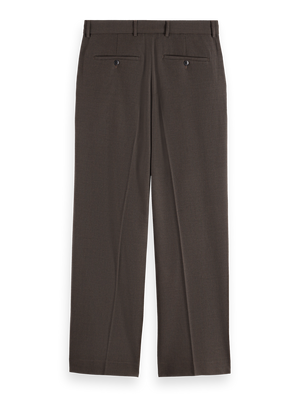 Yarn-Dyed Cool Wool-Blend Baggy Fit Chino