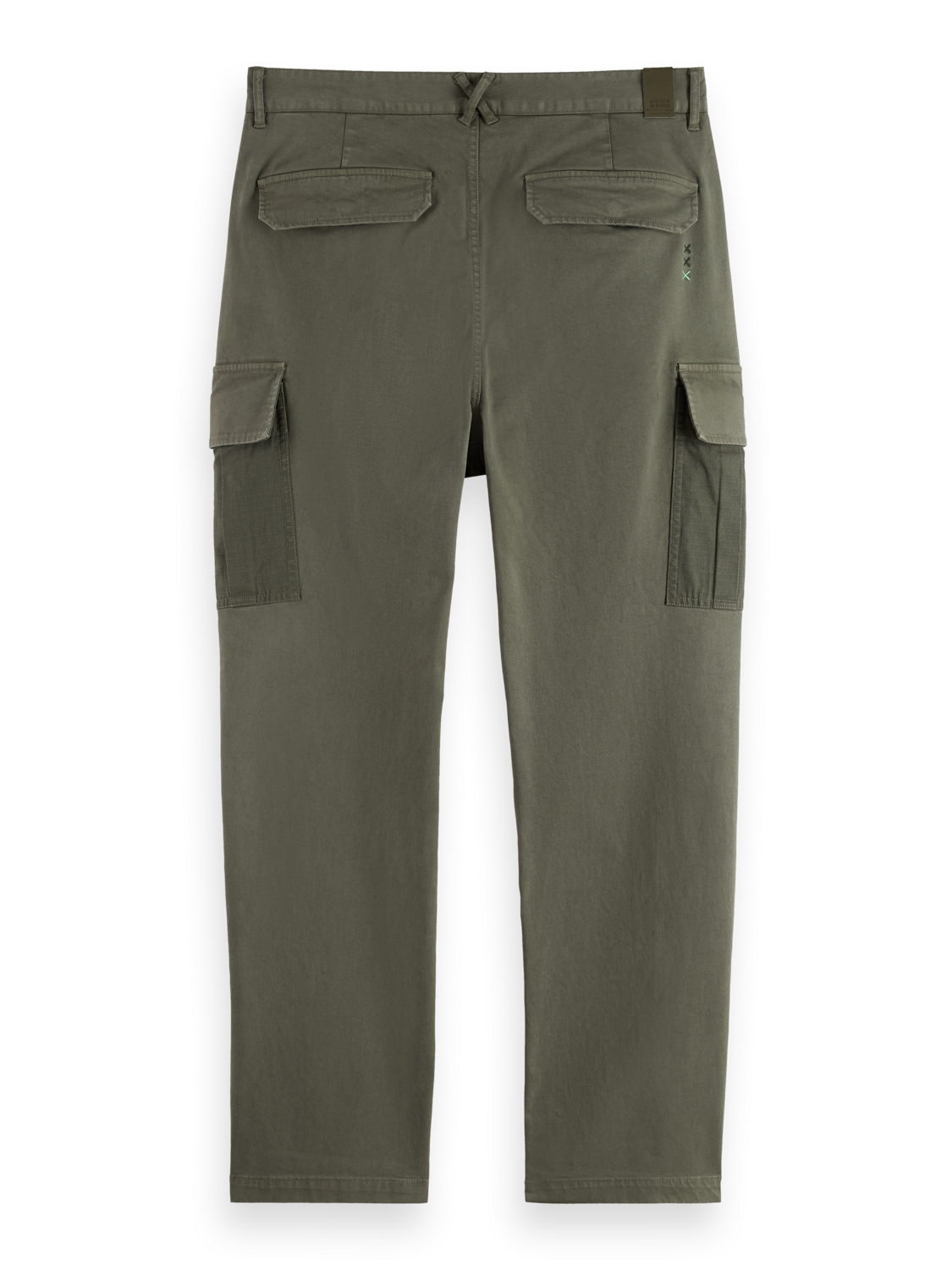 Harper- Garment-Dyed Cotton Blend Loose Tapered Cargo