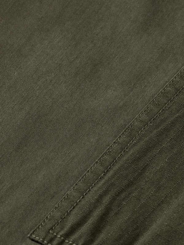 Harper- Garment-Dyed Cotton Blend Loose Tapered Cargo