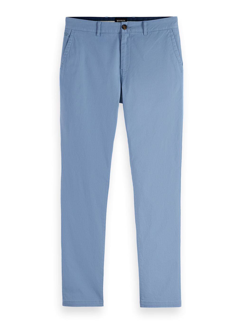 Collection Seasonal Core - Stuart - Chino en mélange de coton lavé coupe slim