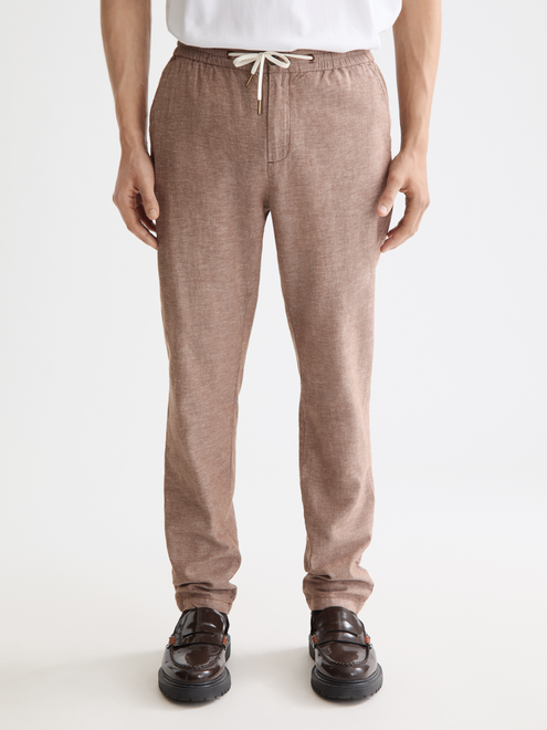 Seasonal Essentials — Warren Straight-Fit Cotton Linen Jogger