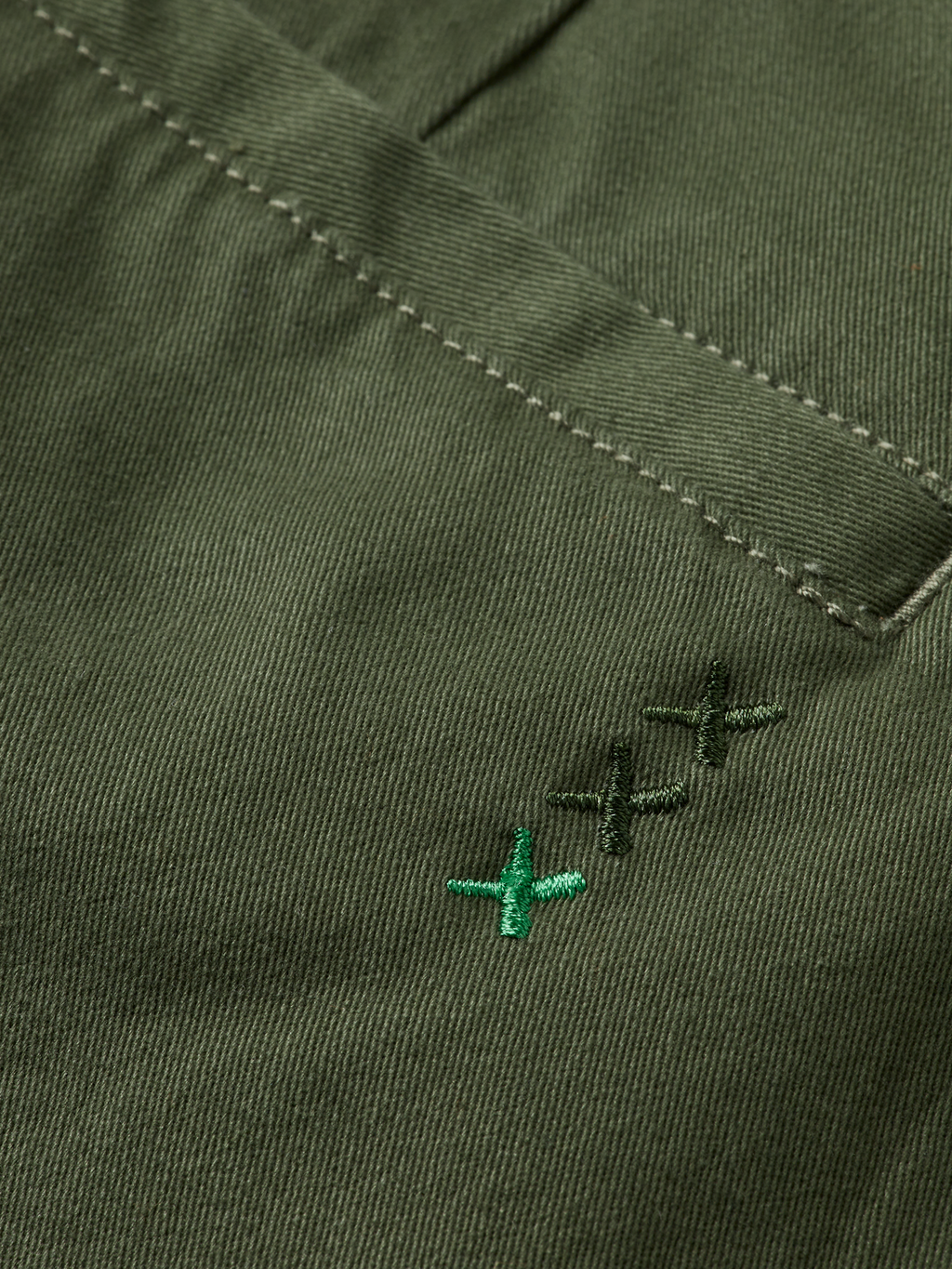Collection Seasonal Core - Short Stuart coupe classique en mélange de coton lavé