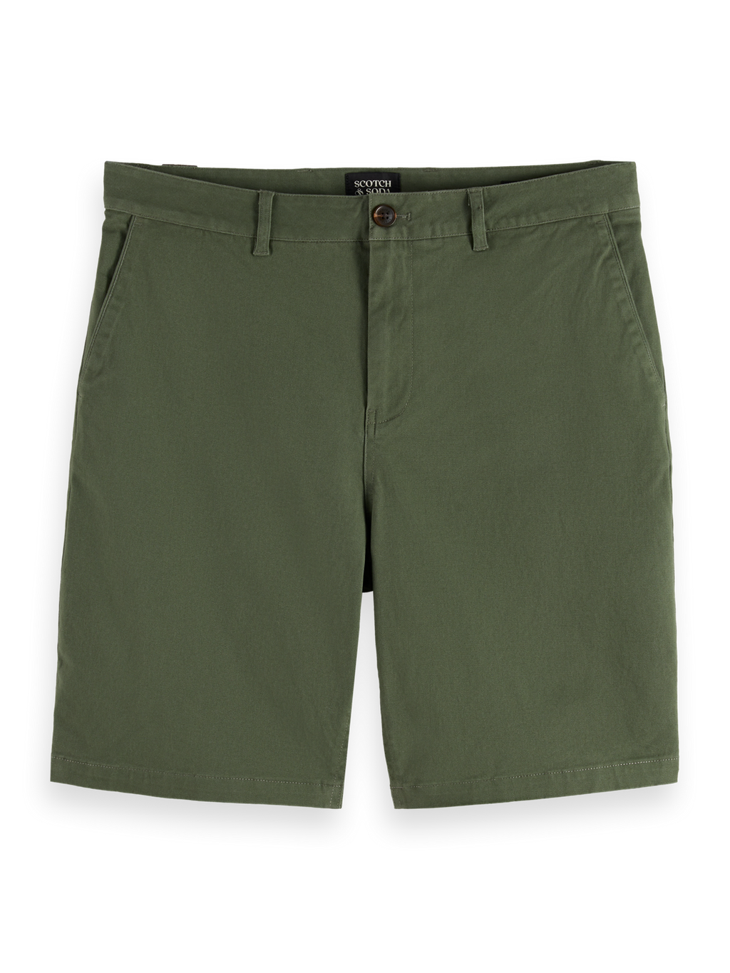 Collection Seasonal Core - Short Stuart coupe classique en mélange de coton lavé