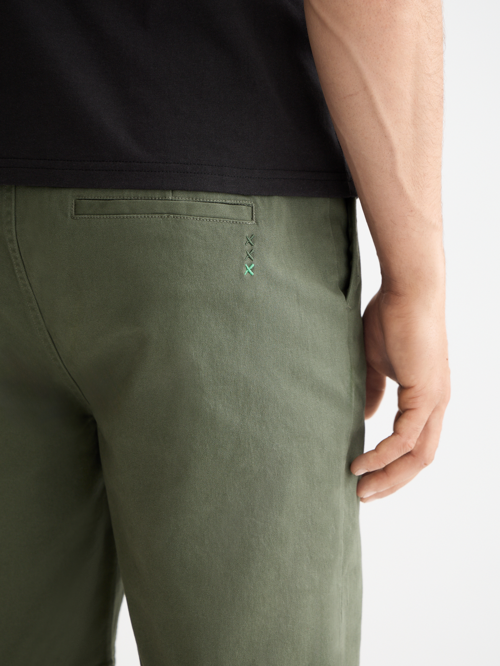 Collection Seasonal Core - Short Stuart coupe classique en mélange de coton lavé