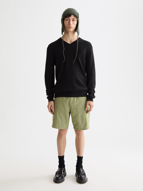 Seasonal Essentials — Fave - Cotton Linen Bermuda