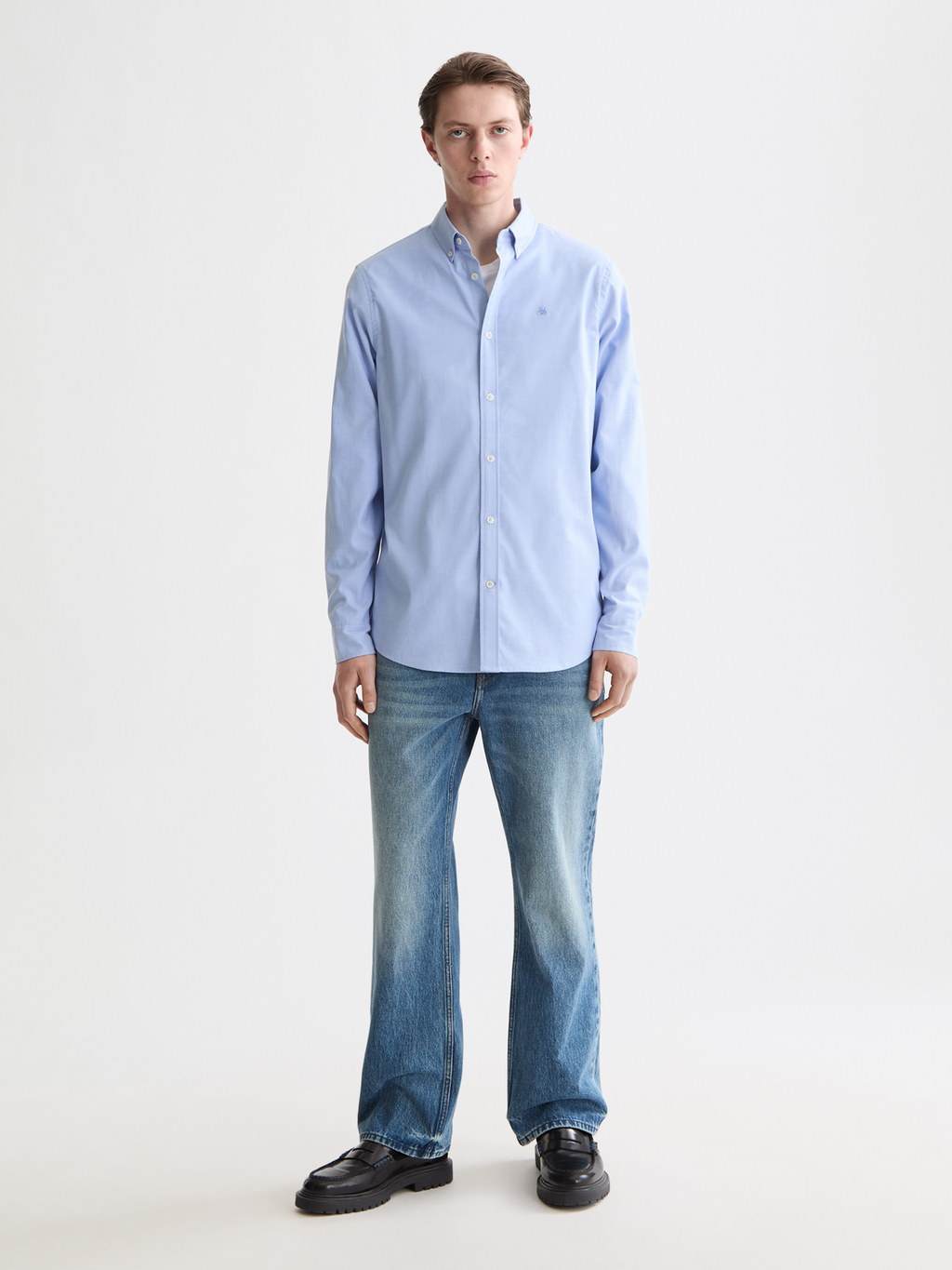 Chemise Oxford Unie Classique - Collection Saisonnière