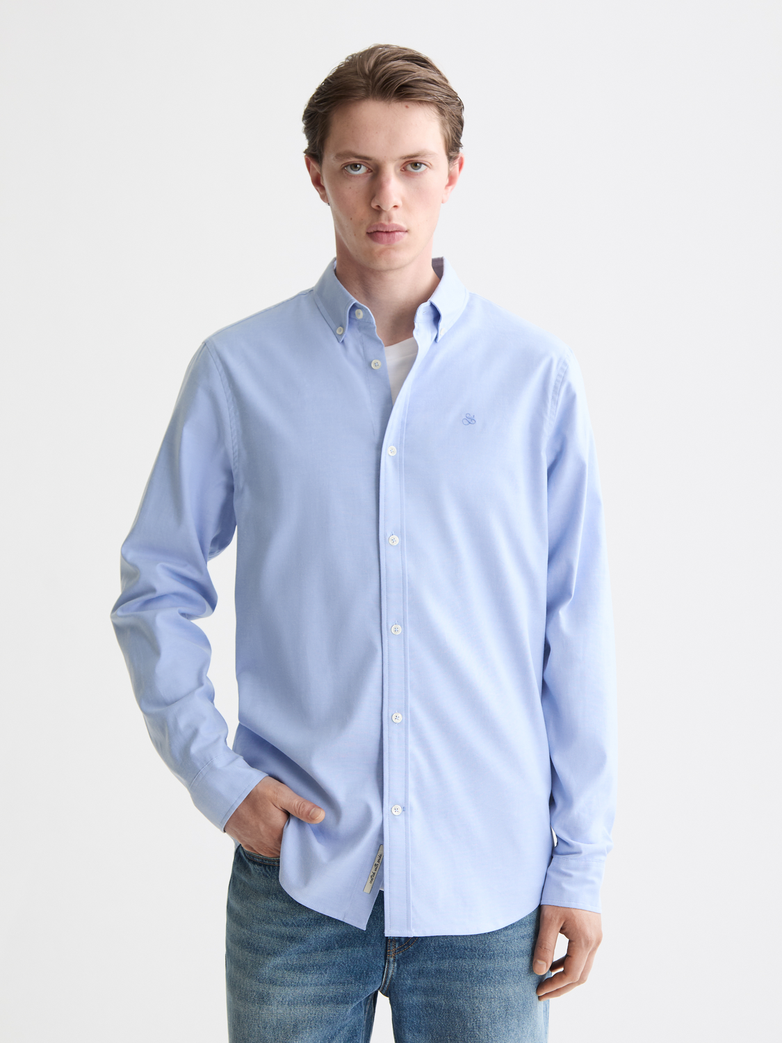 Chemise Oxford Unie Classique - Collection Saisonnière